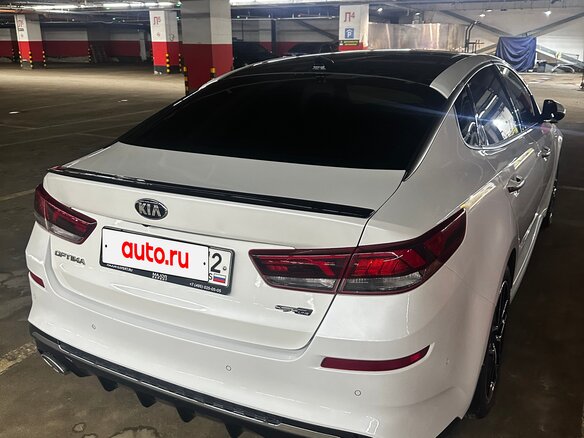 2019 Kia Optima IV Рестайлинг, белый - вид 3