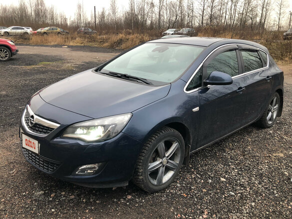 2012 Opel Astra J, синий