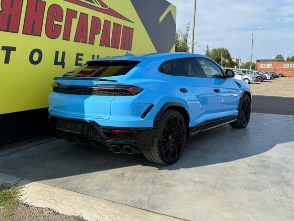 2025 Lamborghini Urus SE I Рестайлинг, голубой - вид 3