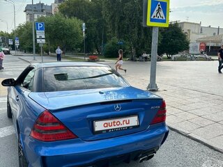 2001 Mercedes-Benz SLK-Класс 230 I (R170) Рестайлинг, синий, 800000 рублей, вид 5