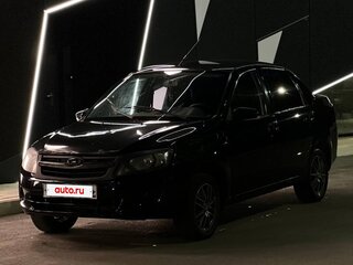 2014 Lada (ВАЗ) Granta I, чёрный, 370000 рублей, вид 5