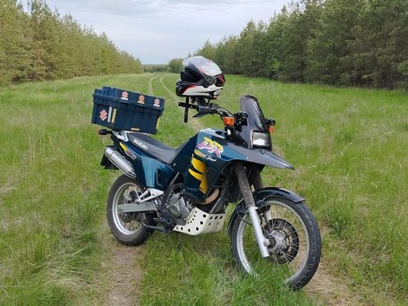 1997 Suzuki DR 800 Big, зелёный, 270000 рублей, вид 2