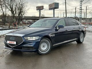 2019 Genesis G90 Limousine I Рестайлинг, синий, 5350000 рублей, вид 1