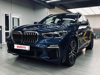 2018 BMW X5 M50d IV (G05/G18), синий, 7500000 рублей, вид 2