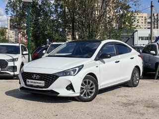 2021 Hyundai Solaris II Рестайлинг, чёрный, 1049000 рублей, вид 1