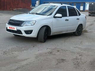 2015 Lada (ВАЗ) Granta I, белый, 365000 рублей, вид 1