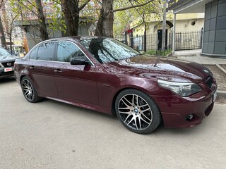 2008 BMW 5 серии 525i V (E60/E61) Рестайлинг, красный, 1700000 рублей, вид 5