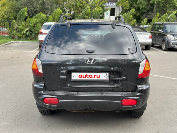 2004 Hyundai Santa Fe I, синий, 570000 рублей - вид 2