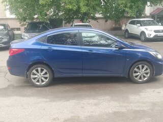 2011 Hyundai Solaris I, синий, 1000000 рублей, вид 4