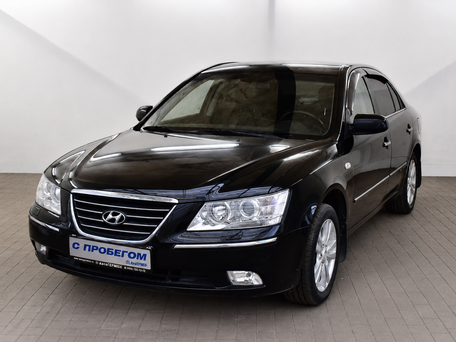 2008 Hyundai Sonata V (NF) Рестайлинг, чёрный, 920000 рублей, вид 1