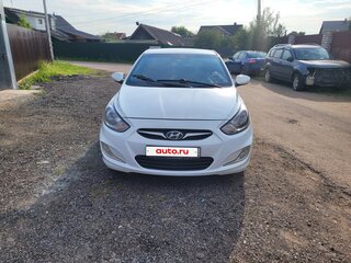2014 Hyundai Solaris I, белый, 595000 рублей, вид 1