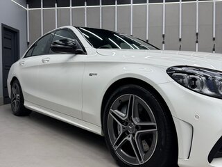 2018 Mercedes-Benz C-Класс AMG 43 AMG IV (W205) Рестайлинг, белый, 4400000 рублей, вид 4