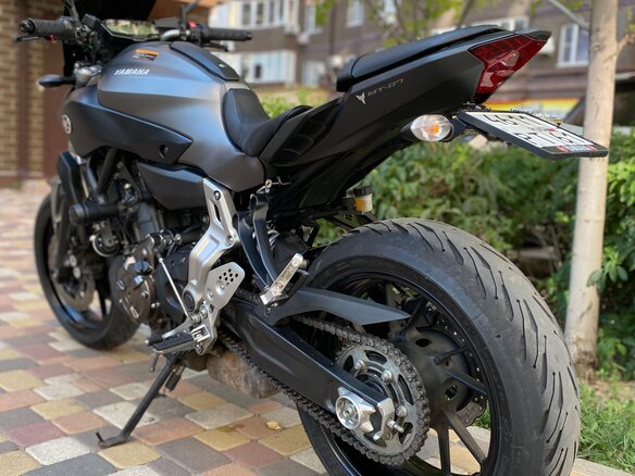 2014 Yamaha MT-07 (FZ-07), серый, 670000 рублей - вид 6
