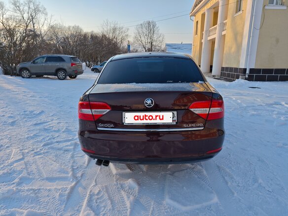 2014 Skoda Superb DSG II Рестайлинг, пурпурный, 1359000 рублей - вид 12