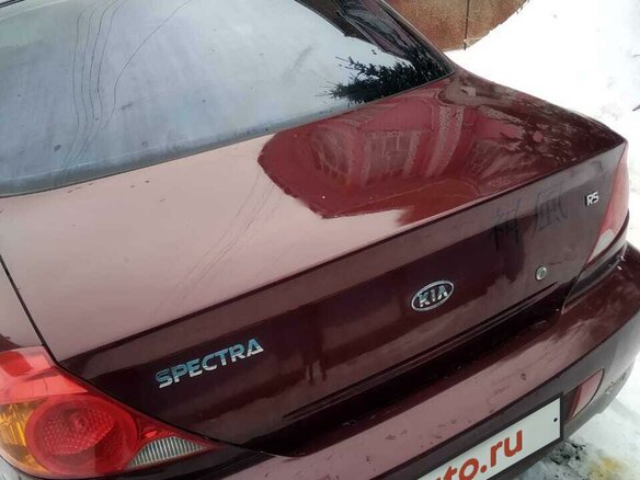 2006 Kia Spectra I Рестайлинг 2, пурпурный - вид 10