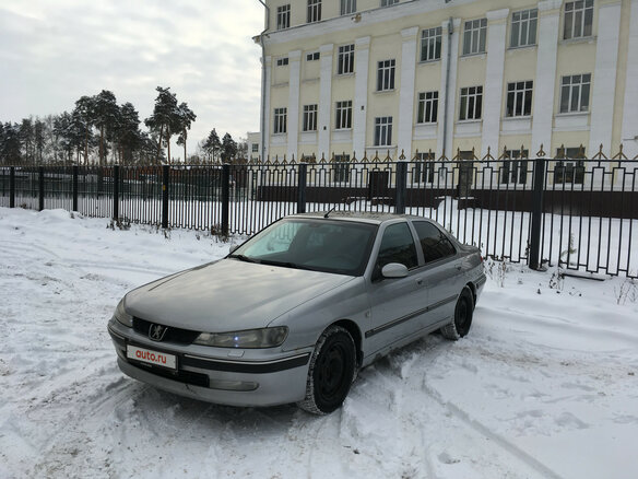 2001 Peugeot 406 I Рестайлинг, серебристый