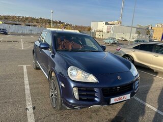 2008 Porsche Cayenne S I Рестайлинг (957), синий, 1350000 рублей, вид 1