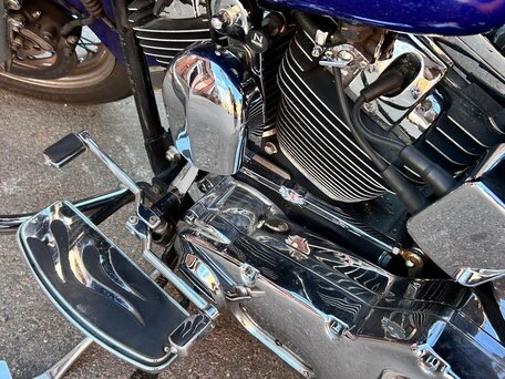 2001 Harley-Davidson Heritage, синий, 540000 рублей, вид 5