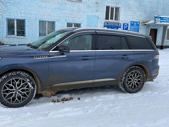 2021 Lincoln Aviator II, синий, 6900000 рублей - вид 8
