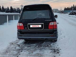 1999 Toyota Land Cruiser Cygnus 100 Series, чёрный, 2500000 рублей, вид 5