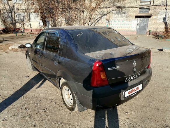 2007 Renault Logan I, серый - вид 1