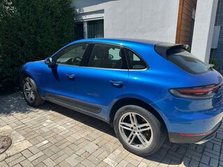 2019 Porsche Macan I Рестайлинг, синий, 4500000 рублей, вид 2