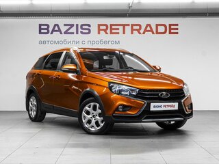 2018 Lada (ВАЗ) Vesta SW Cross I, оранжевый, 800000 рублей, вид 3