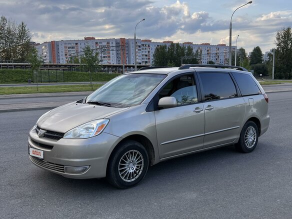 2005 Toyota Sienna II Рестайлинг, бежевый, 990000 рублей - вид 12