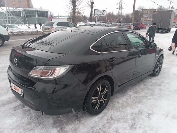 2008 Mazda 6 II (GH), чёрный - вид 4