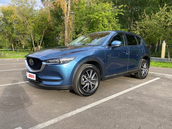 2017 Mazda CX-5 II, голубой, 2350000 рублей