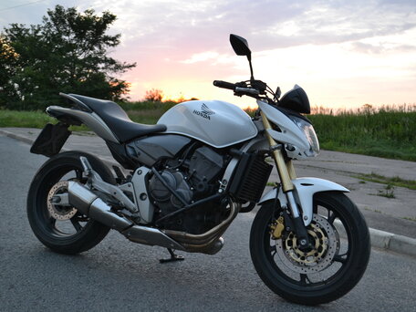 2007 Honda CB 600F Hornet, белый, 485000 рублей, вид 1