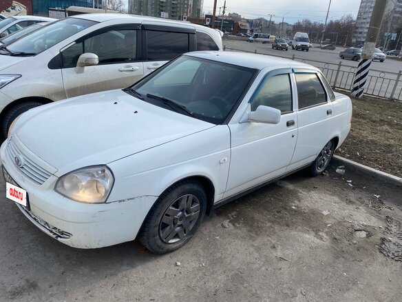 2012 Lada (ВАЗ) Priora I, белый, 240000 рублей