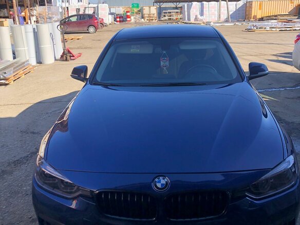 2017 BMW 3 серии 318i VI (F3x) Рестайлинг, синий, 2000000 рублей - вид 2
