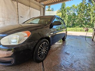 2007 Hyundai Verna II, чёрный, 300000 рублей, вид 5
