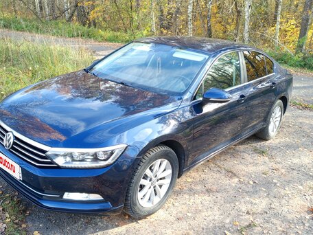 2016 Volkswagen Passat B8, синий, 1300000 рублей, вид 3