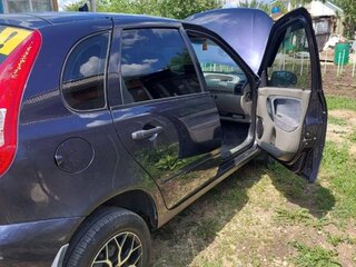 2008 Lada (ВАЗ) Kalina I, фиолетовый, 370000 рублей, вид 1