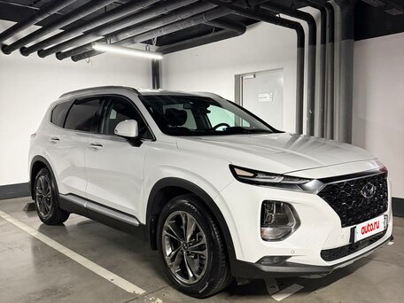 2018 Hyundai Santa Fe IV, белый, 3500000 рублей, вид 1