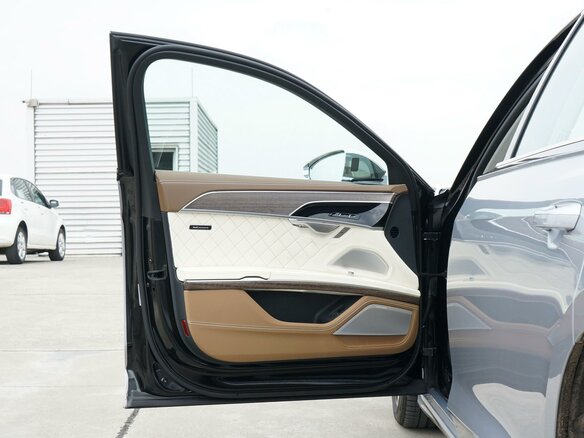 2023 Audi A8 Long 55 TFSI IV (D5) Рестайлинг, серебристый - вид 16