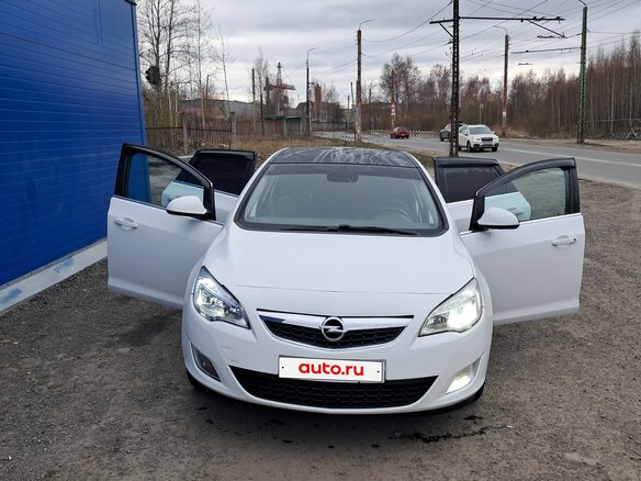 2011 Opel Astra J, белый, 480000 рублей - вид 3