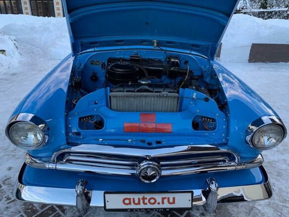 1958 ГАЗ 21 «Волга» 21В, голубой - вид 15