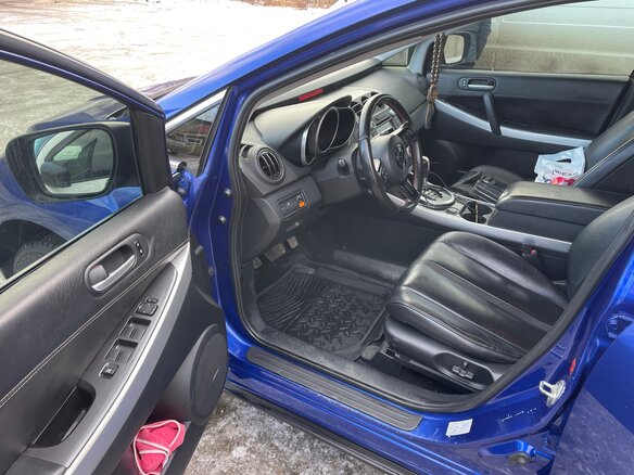 2008 Mazda CX-7 I, синий, 1050000 рублей - вид 8
