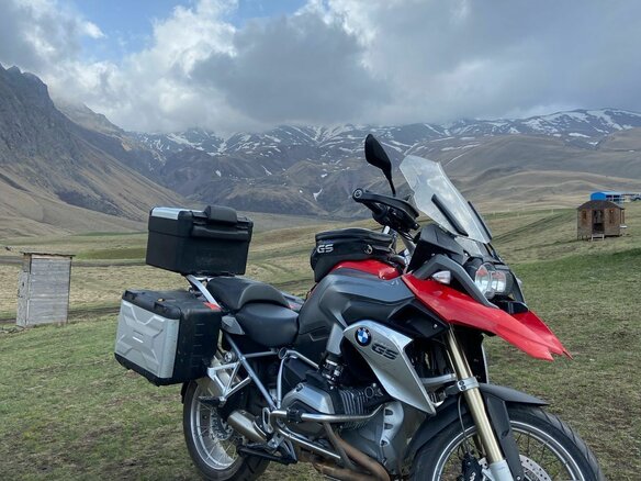 2013 BMW R 1200 GS, красный, 880000 рублей
