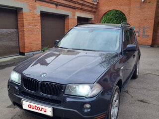 2007 BMW X3 30i I (E83) Рестайлинг, синий, 1200000 рублей, вид 2