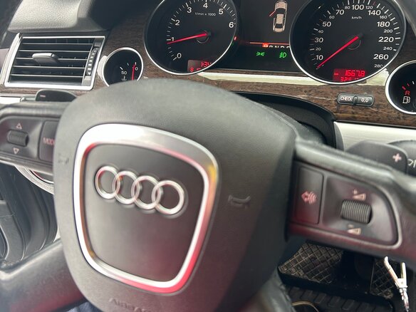 2004 Audi A8 Long II (D3), серебристый, 1250000 рублей - вид 7