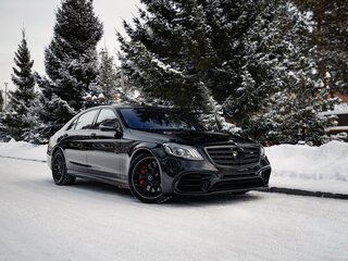 2017 Mercedes-Benz S-Класс AMG 63 AMG Long III (W222, C217) Рестайлинг, чёрный, 7950000 рублей, вид 3