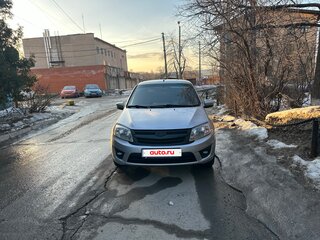 2012 Lada (ВАЗ) Granta I, серебристый, 375000 рублей, вид 4