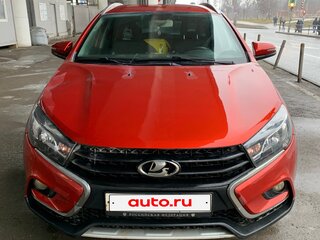 2020 Lada (ВАЗ) Vesta SW Cross I, красный, 920000 рублей, вид 2