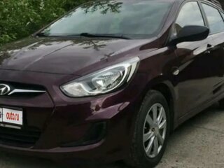 2013 Hyundai Solaris I, фиолетовый, 850000 рублей, вид 1