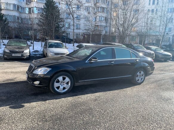 2008 Mercedes-Benz S-Класс 350 V (W221), чёрный, 1500000 рублей - вид 6