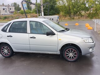 2013 Lada (ВАЗ) Granta I, серебристый, 420000 рублей, вид 5